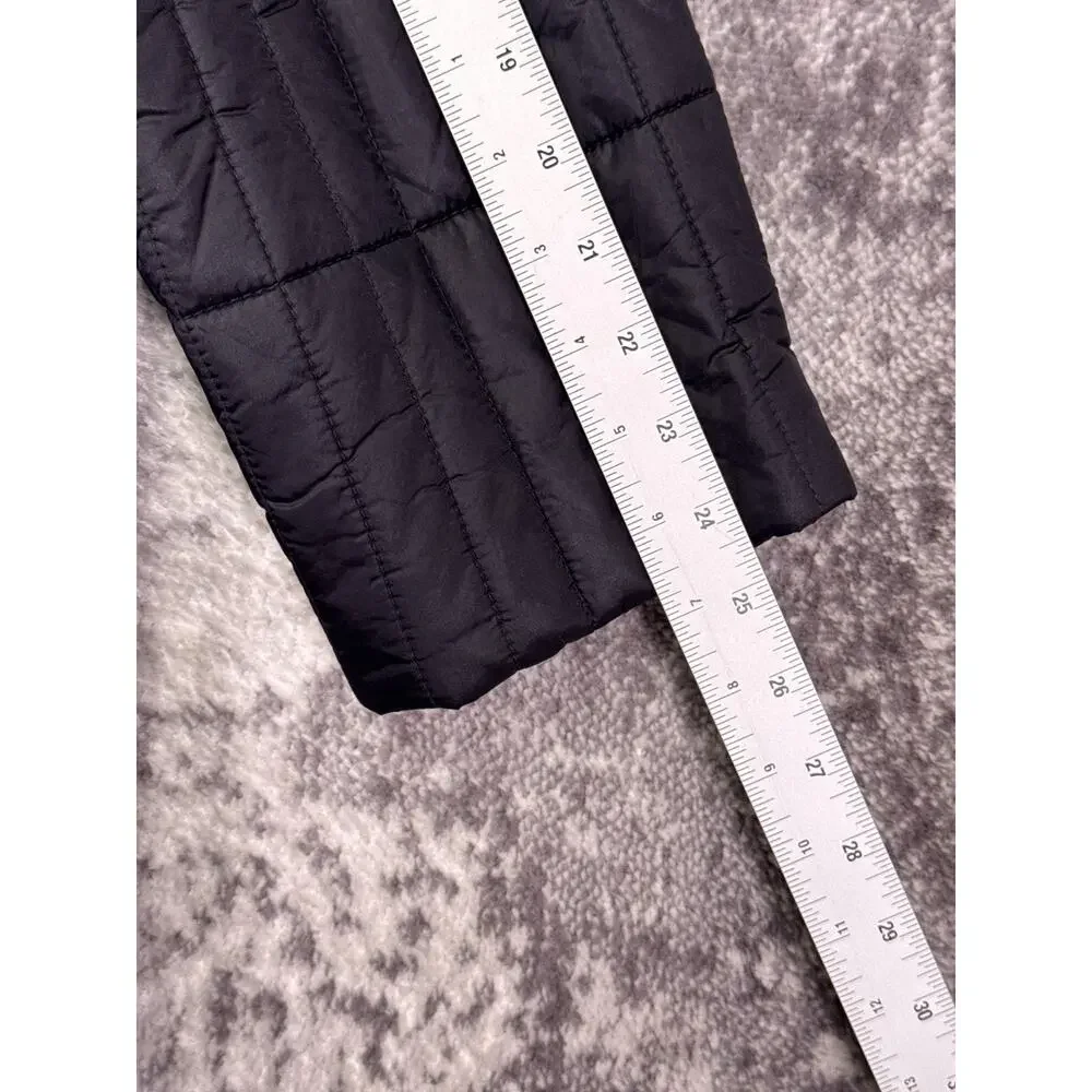 Eileen Fisher Jacket 2X Womens Recycled Nylon Quilted Stand Collar Coat